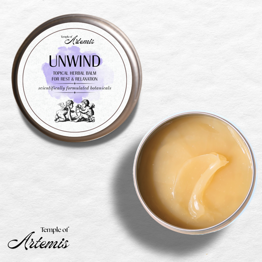 Unwind Balm: Herb Infused Sunflower Oil for Relaxation & Rest